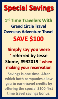 discount code for grand circle travel or overseas adventure travel