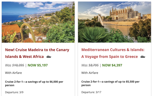 senior travel deals for 2025